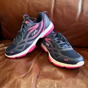 Ryka Devotion XT Ortholite Black and Pink Women’s Athletic Shoes